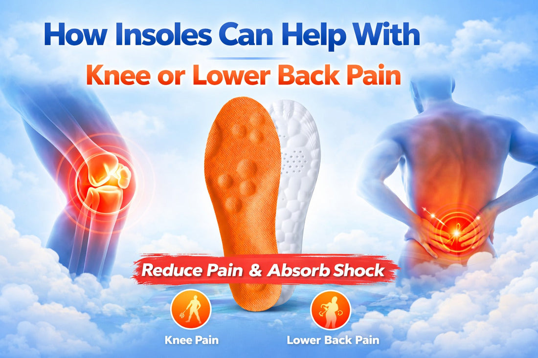 How insoles can help with knee or lower back pain?